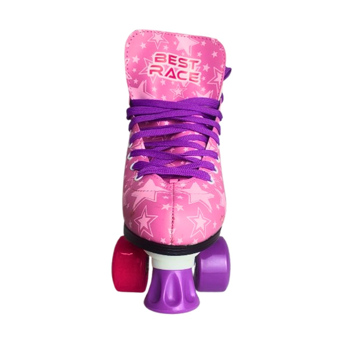 Patins Roller Retrô Clássico Rosa 4 Rodas - Bbr Toys Patins Roller Retrô Clássico Rosa 4 Rodas - Bbr Toys